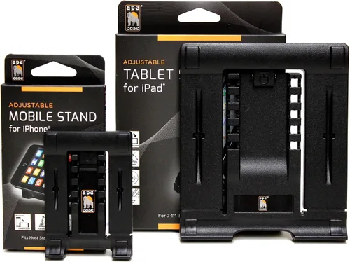 Vista 5 de (ACS315M) Soporte plegable para teléfono de escritorio, pies antideslizantes, vista de 4 ángulos, para Samsung, iPhone, Sony y la mayoría