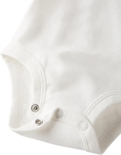 Vista 2 de little planet by carter's Baby White Organic Cotton Bodysuits, Pack of 3