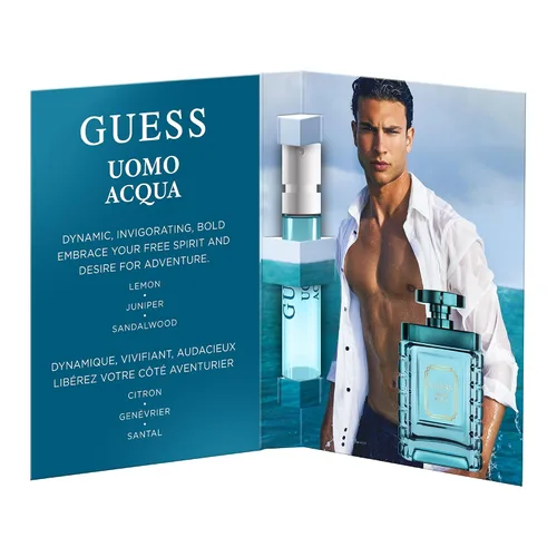 Vista 13 de Guess Uomo Acqua Eau de Toilette Colonia Spray para hombre, 1.0 onzas líquidas