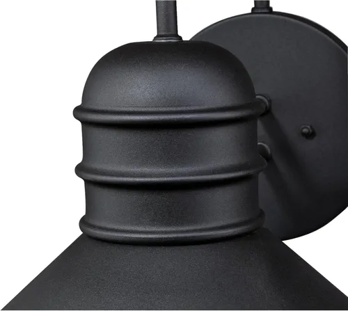 Vista 3 de Westinghouse 6360800 Watts Creek - Accesorio de pared para exteriores con acabado negro texturizado, Negro (textured black)