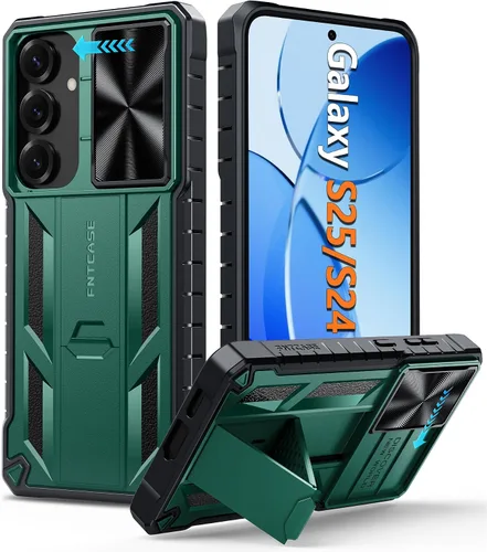 Vista 39 de FNTCASE for iPhone 11-Pro Phone Case: Military Grade Drop Proof Mobile Cover with Kickstand & Slide Rugged Shockproof Bumper Heavy Duty Protector