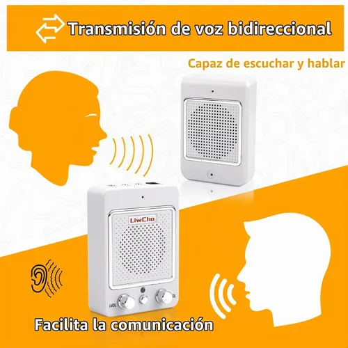 Vista 4 de Sistema de intercomunicación de altavoz de ventana, intercomunicador de contador de ventana de doble vía con cable, altavoz de alta potencia