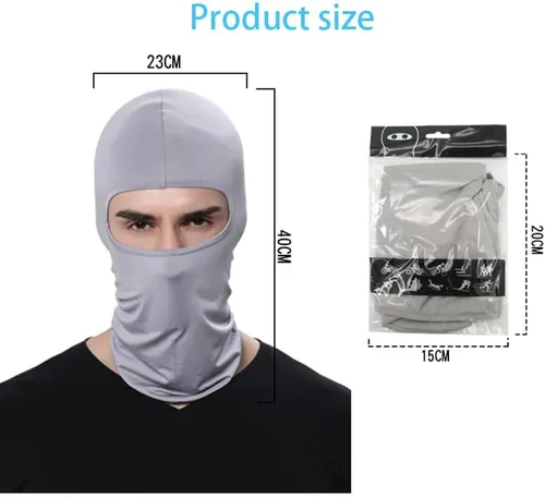 Vista 2 de Máscara de seguridad unisex para mujer y hombre, máscara de seguridad para la pesca, cuello adulto, ciclismo al aire libre, máscara deportiva bandana
