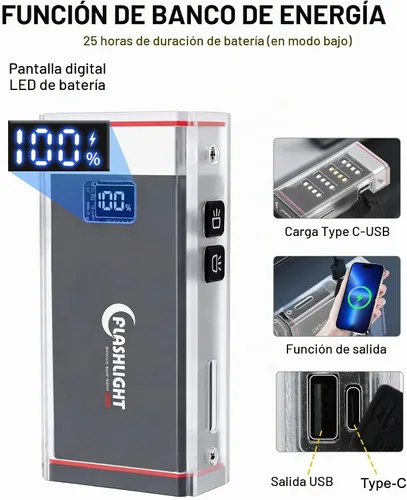 Vista 5 de Linterna EDC recargable, linterna de bolsillo de 3300 lúmenes