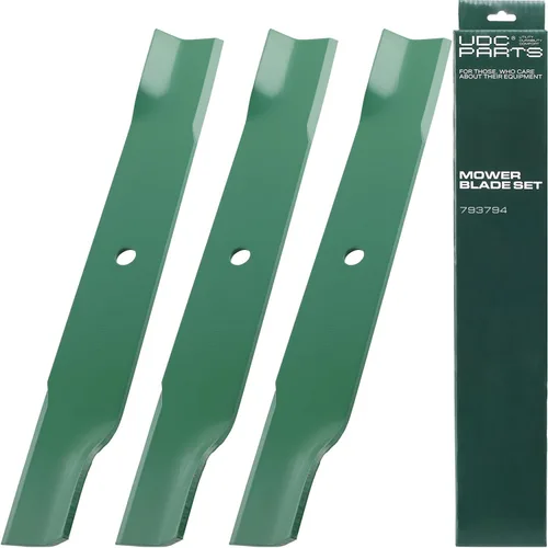 Vista 10 de UDC Parts 103-6401 Hojas de cortadora para Exmark de 48 pulgadas 103-6401-S 103-6381-S 103-6381 103-6391-S 103-6391 103-6396 103-6396-S Lazer Z Turf