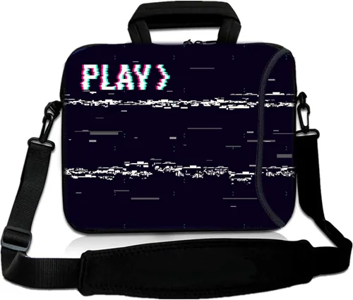 Vista 26 de RICHEN - Bolso bandolera de 10 pulgadas con asa, funda para laptops, notebooks, tablets infantiles de 7 a 10.2 pulgadas