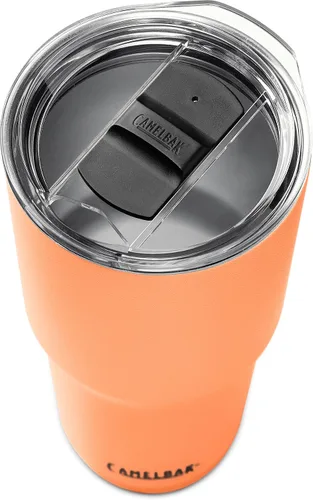 Vista 6 de CamelBak Horizon - Vaso aislado de acero inoxidable con tapa de tres modos resistente a derrames, 30 onzas, amanecer del desierto