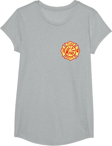 Vista 51 de Camiseta con logotipo de bomberos con símbolo de bombero, Negro