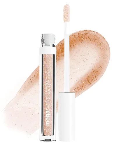 Vista 14 de Wet n Wild MegaSlicks Brillo labial, ultrabrillante, enriquecido con vitamina E, ultrabrillo de alta luminosidad hidratante, sin pruebas en animales