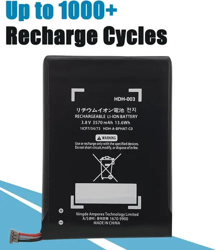 Vista 5 de HDH-003 Battery Compatible with Nintendo Switch Lite Game Console (Not for Nintendo Switch) with Repair Toolkit 13.6Wh 3.8V
