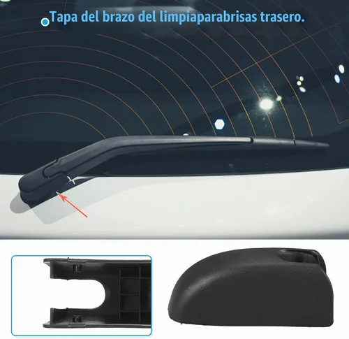 Vista 2 de ACROPIX Tapa de tuerca de brazo del limpiaparabrisas trasero para Toyota