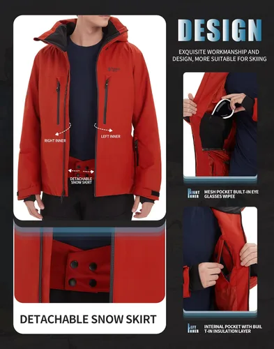 Vista 5 de Pioneer Camp Chaqueta de esquí para hombre