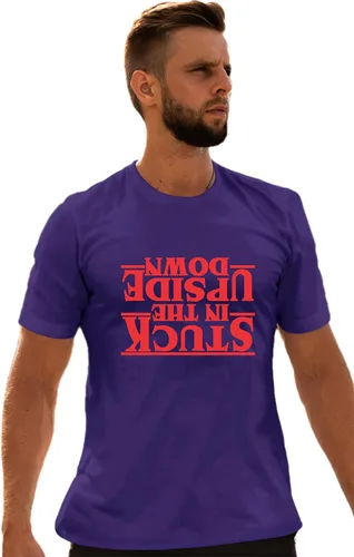 Vista 28 de Go All Out Camiseta para adultos Stuck in The Upside Down