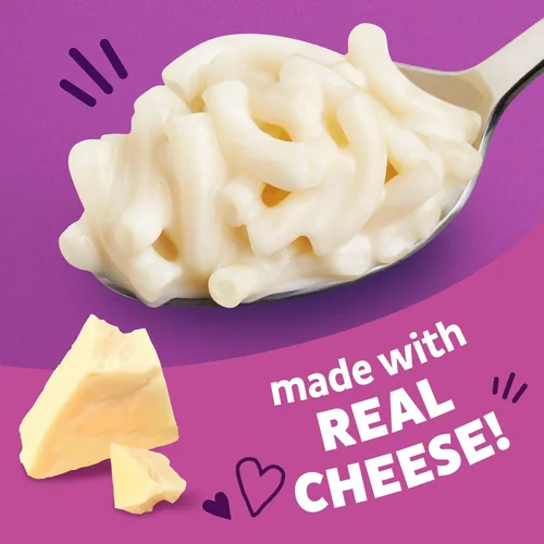 Vista 5 de Annie's Macarrones con queso cheddar blanco para microondas con pasta orgánica, 8 unidades, tazas de 2.01 onzas