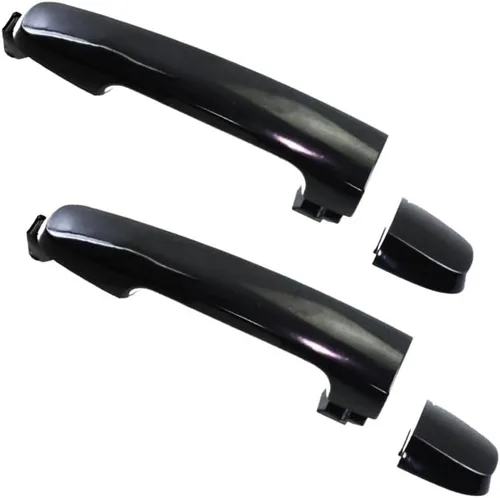 Vista 9 de KarParts360 Manija de puerta para Toyota RAV4 2001-2012 lado conductor o pasajero liso negro exterior Trasero Recorte: todos los submodelos