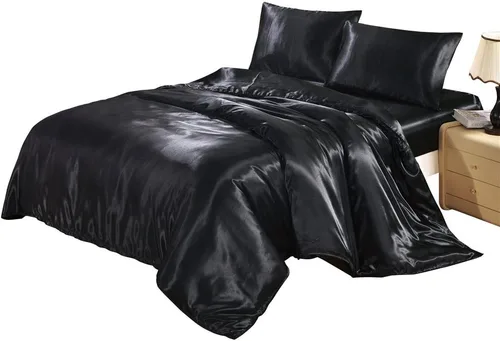 Vista 11 de Bedding-Hotel - Juego de funda de edredón de calidad de hotel con lazos de cremallera ocultos, 3 piezas (1 funda de edredón, 2 fundas de almohada)