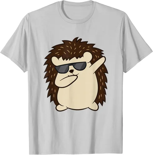Vista 71 de Dabbing Hedgehog Funny Hedgehog Camiseta S