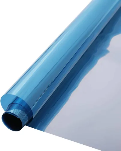 Vista 7 de HOHOFILM Película autoadhesiva para ventana, película de espejo unidireccional, privacidad diurna, control de calor, anti UV, tinte de ventana