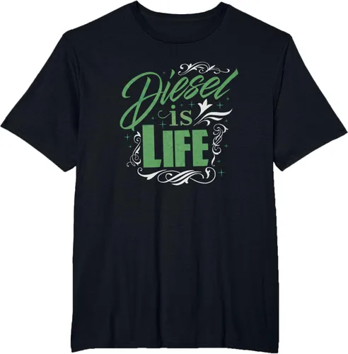 Vista 29 de Diesel is Life Roll Coal Diesels Truckers Smoke Camiseta Negro
