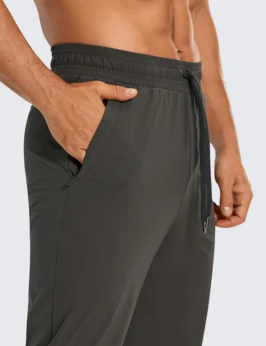 Vista 4 de CRZ YOGA Mens Lightweight Athletic Golf Joggers Pants - Casual Workout Track Gym Pants with Pockets