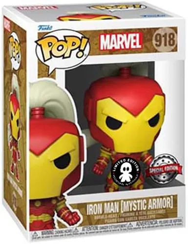 Vista 2 de Iron Man (Mystic Armor) Funko pop Exclusivo