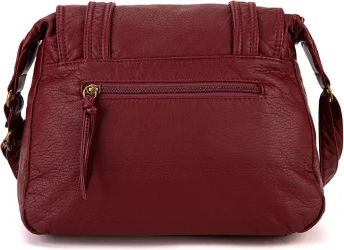 Vista 4 de Montana West Bolsos cruzados para mujer, bolso de hombro con múltiples bolsillos, bolso de mensajero y bolsos