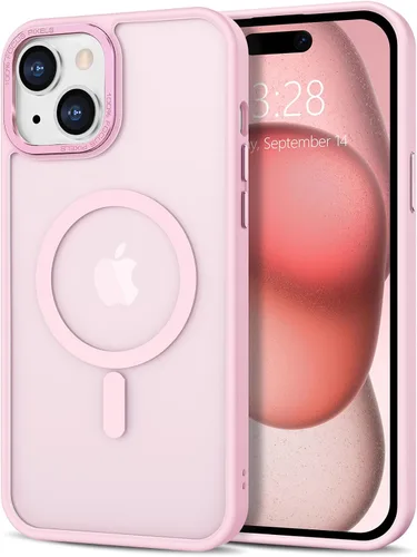 Vista 81 de Anuck - Funda magnética para iPhone 11 compatible con MagSafe, carcasa trasera mate translúcida dura, borde de TPU, delgada, resistente a impactos