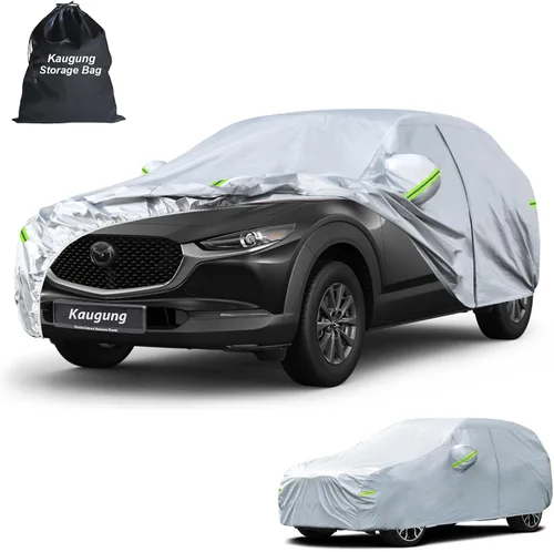 Vista 124 de Kaugung Funda para Coche de Ajuste Personalizado BMW Serie 3 E30 (1982-1994), 7 Capas Resistente al Viento Todo Clima Impermeable Cubierta Exterior