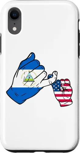 Vista 16 de iPhone 15 Parent and child Nicaragua USA family Case