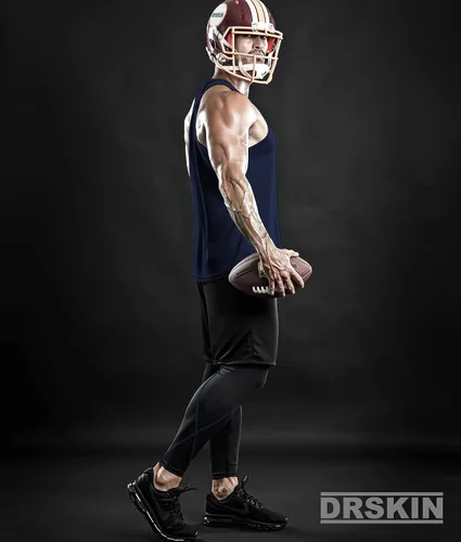 Vista 6 de DRSKIN Camisetas sin mangas de malla para hombre, tela Dry Fit, espalda en Y, para gimnasio, fisicoculturismo, entrenamiento, atletismo, paquete