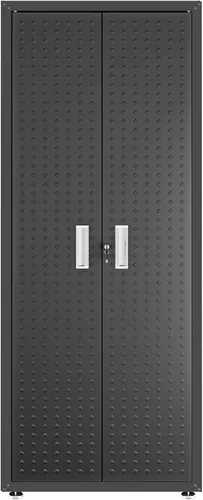 Vista 36 de Manhattan Comfort Fortress - Armario de almacenamiento flotante para garaje, negro/gris