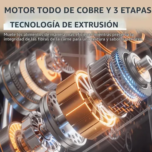 Vista 9 de Máquina eléctrica de embutición de salchichas con 3 tubos de relleno y 1 Gris