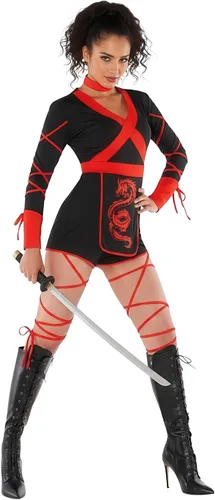 Vista 6 de Morph Ninja Women's Costume - Adult Ninja Womens Costume for Halloween
