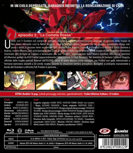 Vista 2 de Mobile Suit Gundam Unicorn 02 - La Cometa Rossa Italian Edition