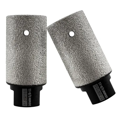 Vista 11 de DT-DIATOOL Broca de dedo de diamante con revestimiento de fresado para agrandar y pulir agujeros en azulejos de porcelana, cerámica, granito