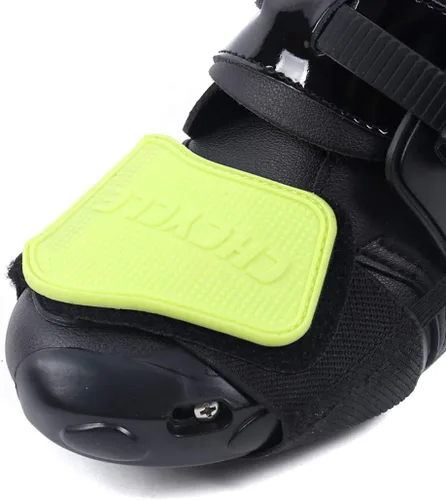 Vista 8 de Accesorios de palanca de cambios para zapatos, protector de botas de motocicleta Rojo
