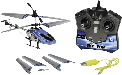 Vista 3 de Revell Helicóptero Control RC, helicóptero controlado a distancia para principiantes, control remoto de 2.4 GHz, fácil de volar, giroscopio, chasis