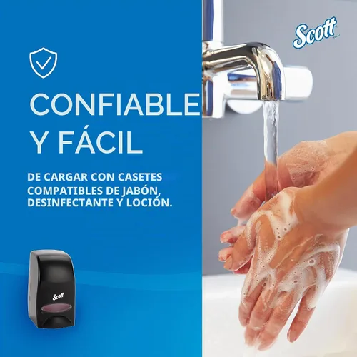 Vista 5 de Scott - KCC92145 92145 Dispensador manual esencial para el cuidado de la piel, 1000 ml, negro