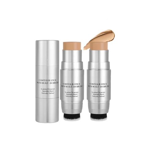Vista 9 de Barra de contorno de crema, 2 piezas de larga duración bronceador