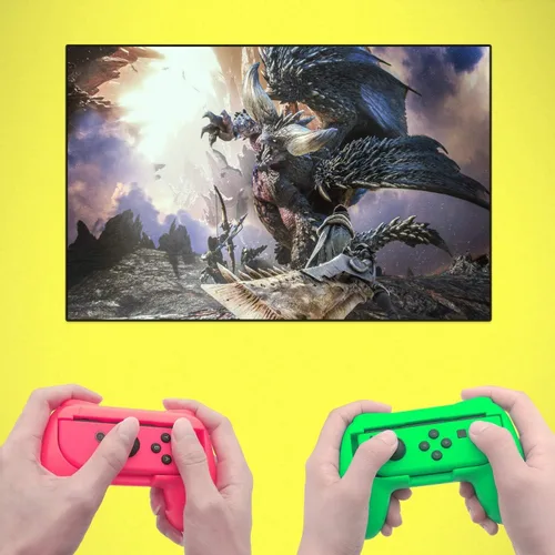 Vista 7 de FYOUNG Empuñaduras de mano para Switch y para Switch OLED JoyCons controladores de mano compatibles con Switch para Joy Con y Switch OLED