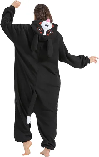 Vista 6 de BETIFUHOM Pijama unisex para adultos, disfraz de Halloween y Navidad, cosplay para mujeres y hombres