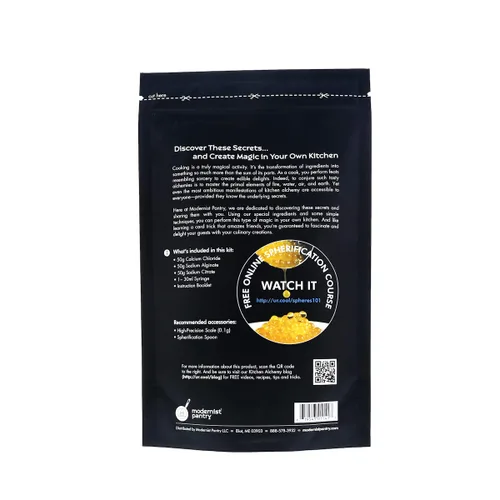 Vista 3 de Kit de Esferificación [Gastronomía Molecular] ⊘ No GMO ☮ Vegano ✡ UO Kosher - Ingredientes certificados