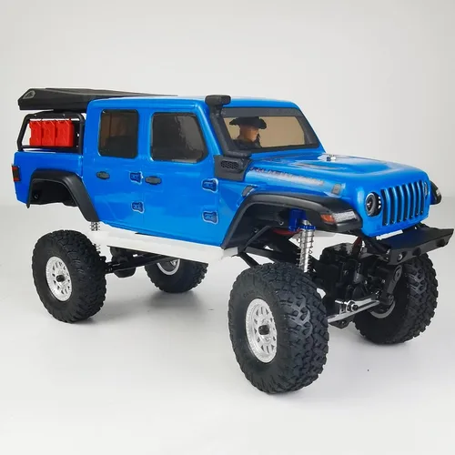 Vista 6 de SWX Amortiguador ajustable RC Shocks de 1.693 in para 1/24 RC Crawler Car Axial SCX24 AXI90081 Deadbolt AXI00001 AXI00002 mejoras (azul)