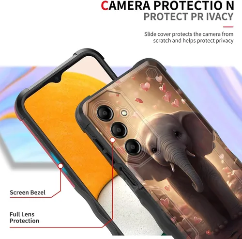 Vista 526 de Funda para Galaxy A14 5G, [Doble Capa][Protección contra Caídas de Grado Militar de 10 Pies] [Antideslizante] Funda Resistente a Prueba de Golpes