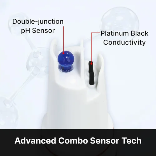 Vista 3 de Apera Instruments, LLC-AI3719 PC60-Z Bluetooth Medidor Inteligente Multiparámetro Alimentado por la Aplicación Móvil ZenTest, Mide