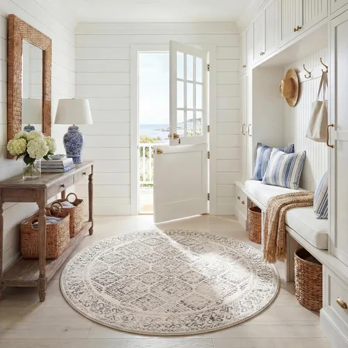 Vista 120 de Safavieh - Alfombra decorativa de la colección Tulum, modelo TUL264F, estilo marroquí, bohemio y desgastado, no suelta pelusa, para sala, vestíbulo