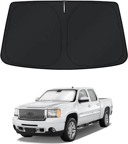 Vista 91 de KUST - Parasol plegable para parabrisas para BMW X1 E84, accesorios 2011 2012 2013 2014 2015, protector de visera de sol ajustable que bloquea