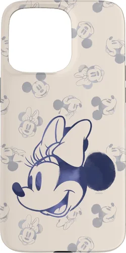 Vista 28 de Funda clásica retro vintage para iPhone 16 Disney Minnie y Mickey Mouse Heads