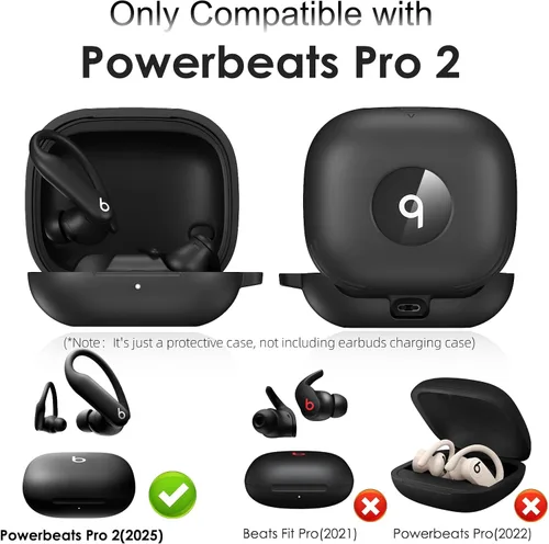 Vista 2 de Funda para Beats Powerbeats Pro 2, Funda Magnética a Prueba de Golpes para Powerbeats Pro 2 2025 Auriculares Inalámbricos, Cubierta Protectora