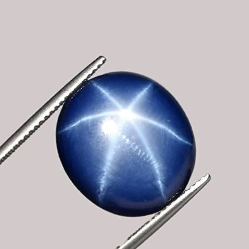 Vista 3 de gemhub 1500CT Sharp Line 6rayos unheat estrella azul zafiro bp-342suelta